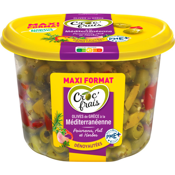  Olives Dénoyautées À La Méditerranéenne Croc Frais code EAN 3524130007335 