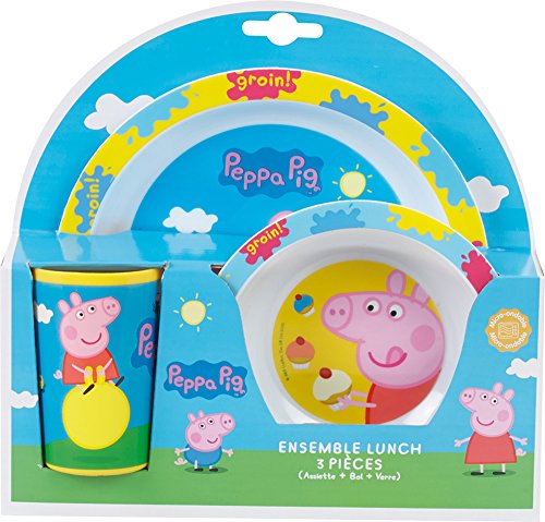 Fun House 005175 Peppa Pig Ensemble de Repas po...