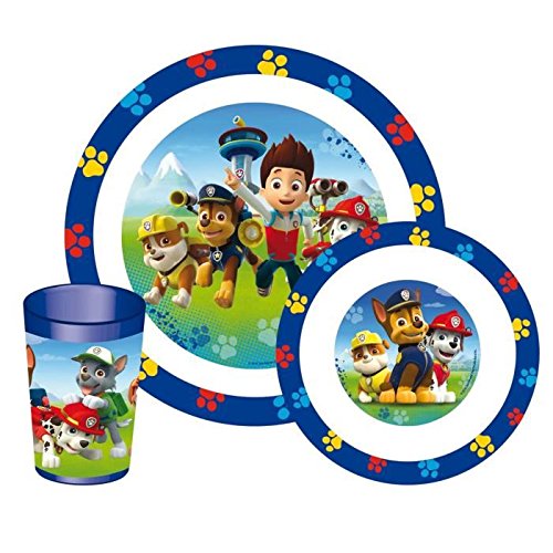 Fun House 005398 Pat Patrouille Ensemble de Repas pour Enfants Polypropylène Bleu 26,5 x 7 x 25 cm 3 Pièces 3524550053981 FUN HOUSE Fun House 005398 Pat Patrouille Ensemble de Repas pour Enfants Polypropylène Bleu 26,5 x 7 x 25 cm 3 Pièces 3524550053981 FUN HOUSE