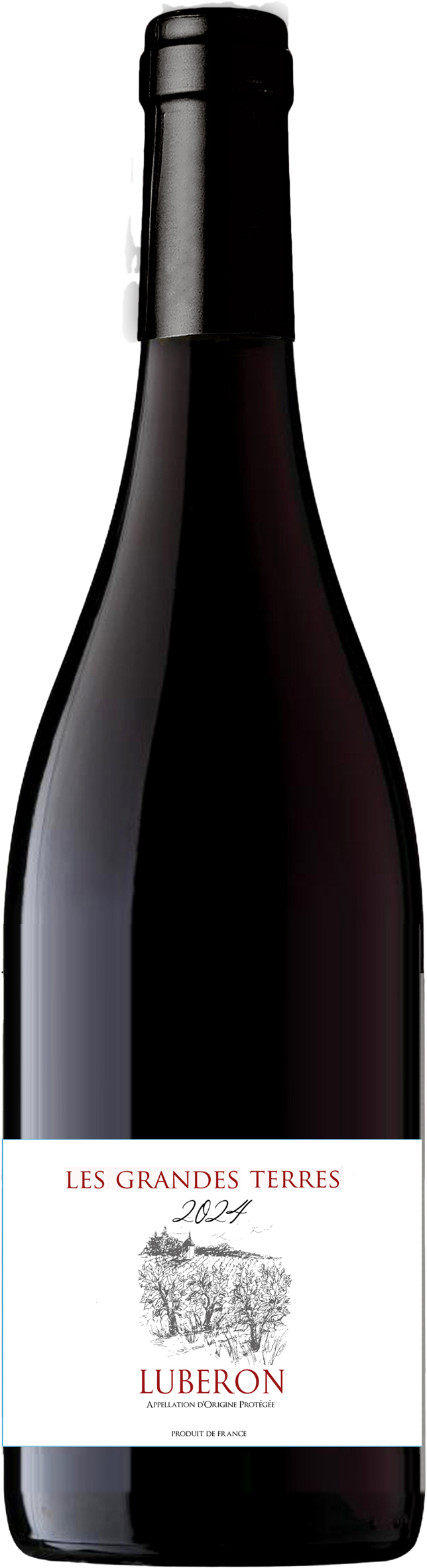 LES GRANDES TERRES AOP LUBERON ROUGE code EAN 3525380004754 