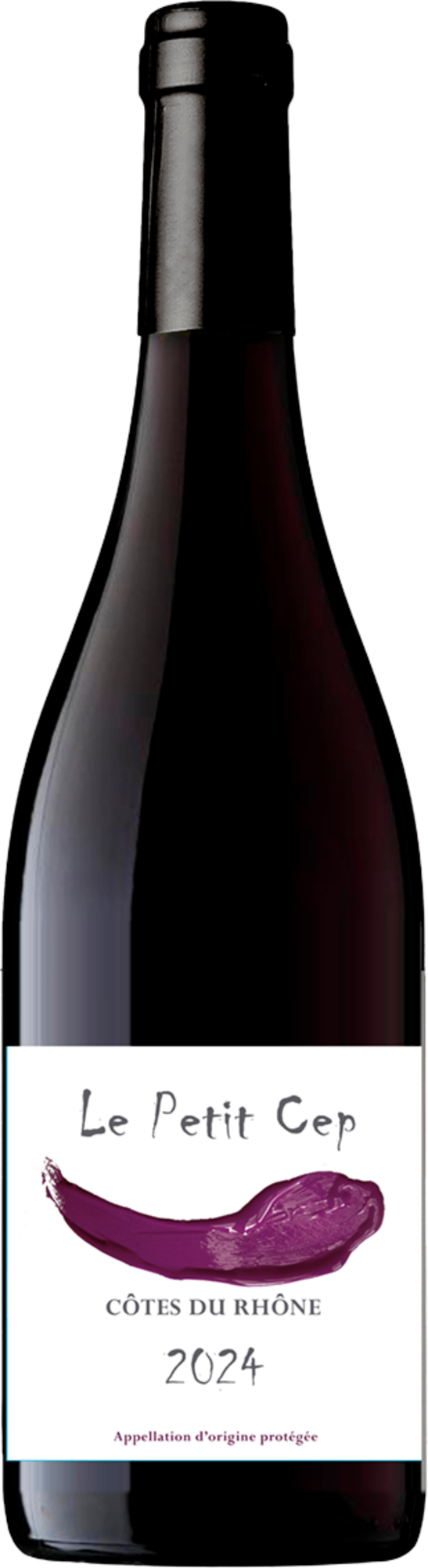  AOP CÔTES DU RHÔNE ROUGE - LE PETIT CEP 2024 code EAN 3525380009308 