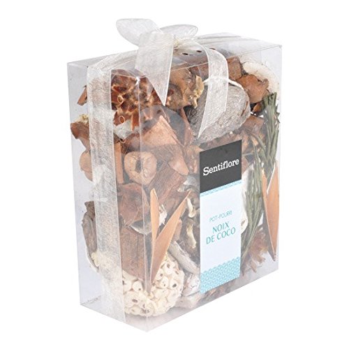 6dpo033 pot pourri de décoration noix de coco