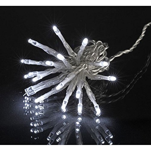 Guirlande de noël lumineuse fixe a pile 20 led ...