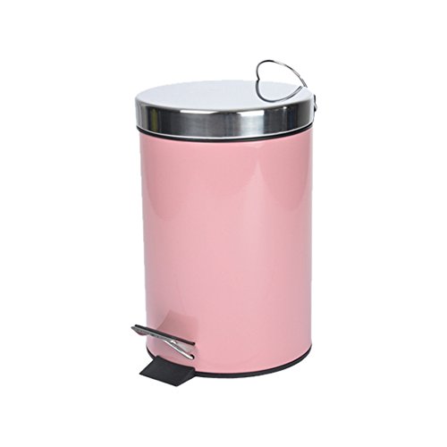 6psb052rs poubelle métal rose poudré 3 l