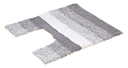 6gmb352gr tapis contour de wc avec motifs gris ...
