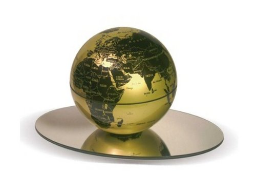 Magnetic Land Globe auto rotatif terre DeLuxe avec socle miroir code EAN 3527003200024 