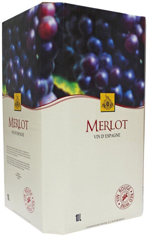 MERLOT VIN ESPAGNE ROUGE  code EAN 3531380044270 