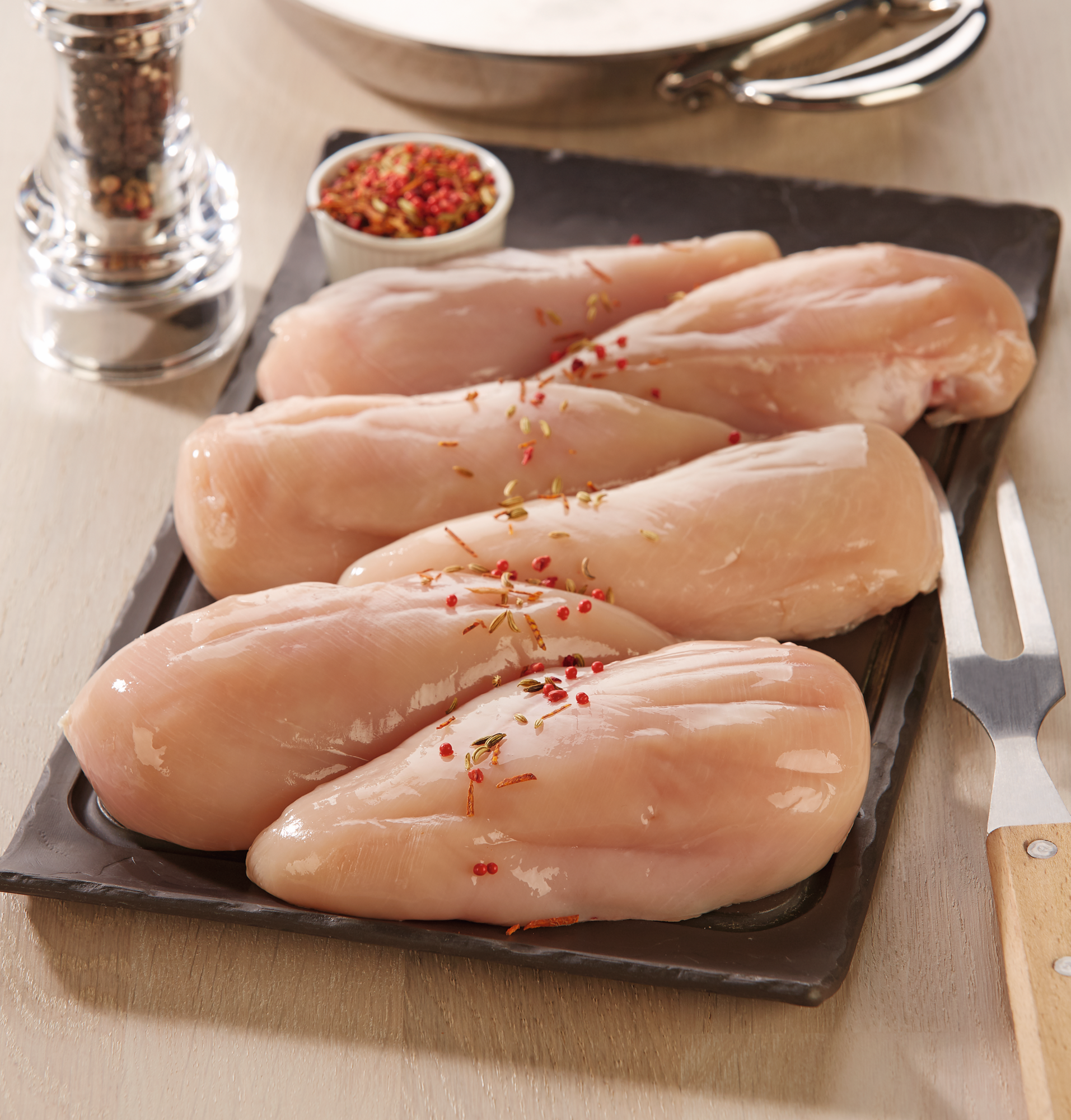 4 filets de poulet halal
