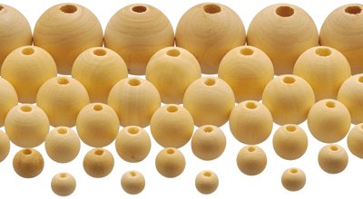 Perle En Bois Brut 7d - Sachet De 575 [Jouet]