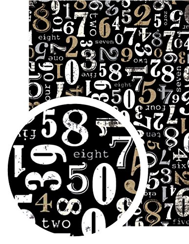 Tissu adhésif A4 - Chiffre - Graine créative