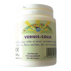 Vernis colle brillant 250 ml pour serviettage -...