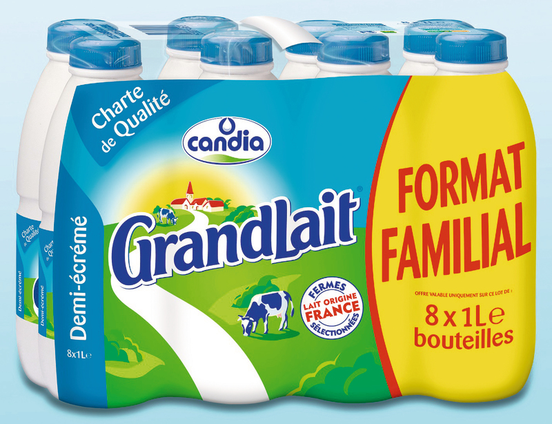GRANDLAIT UHT DEMI ÉCRÉMÉ Candia 3533631469573 Candia GRANDLAIT UHT DEMI ÉCRÉMÉ Candia 3533631469573 Candia