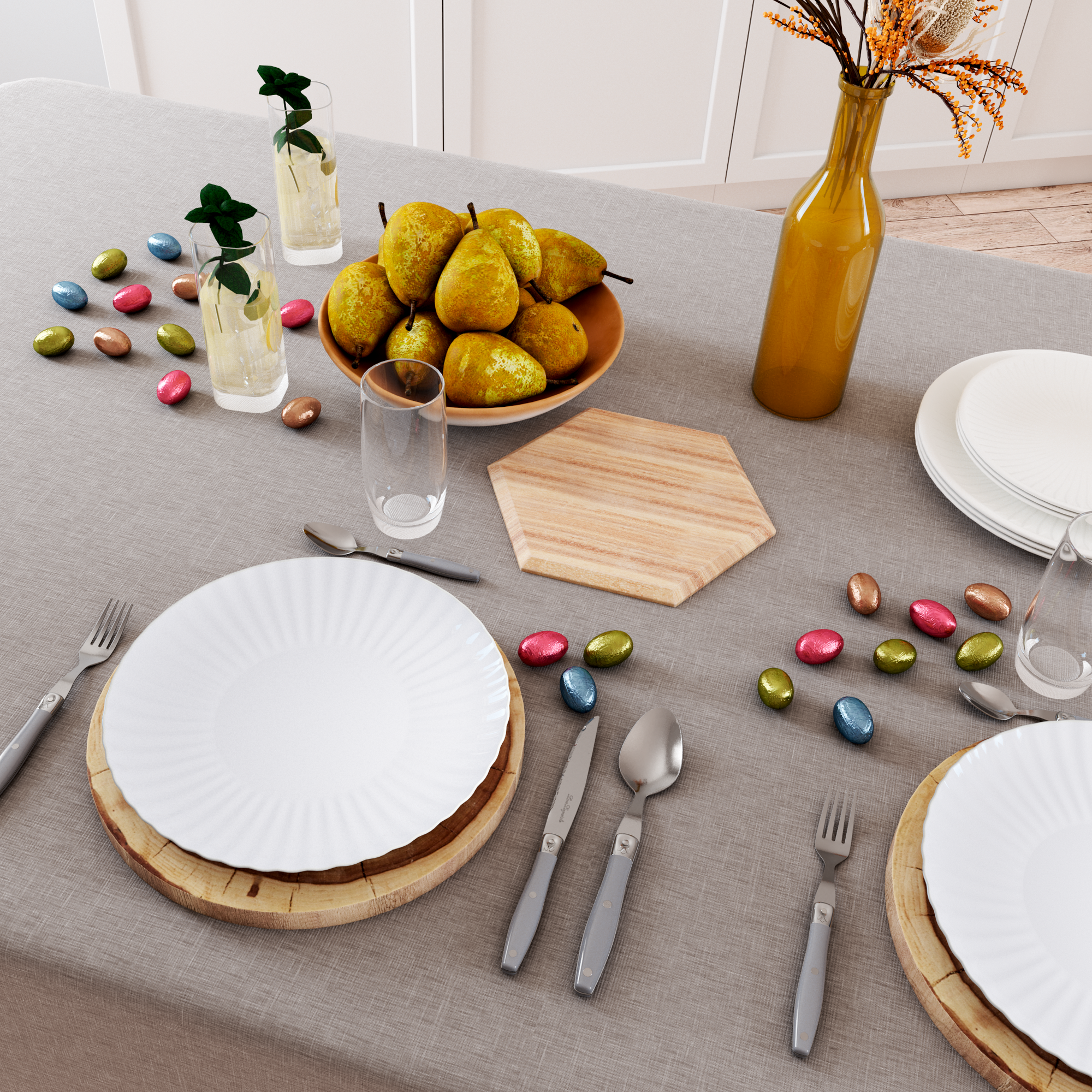 ASSIETTE PLATE COQUILLAGE LA FLORALE