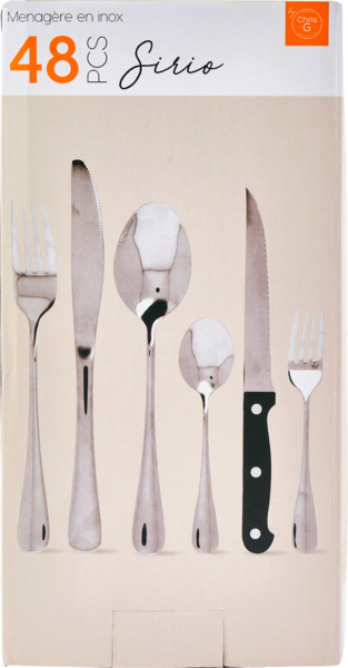  La Ménagère 48 Pièces En Inox code EAN 3534547422737 