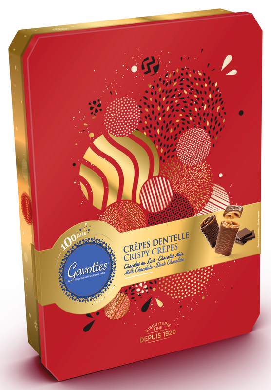 ASSORTIMENT DE CRÊPES DENTELLE COFFRET ROUGE CH...