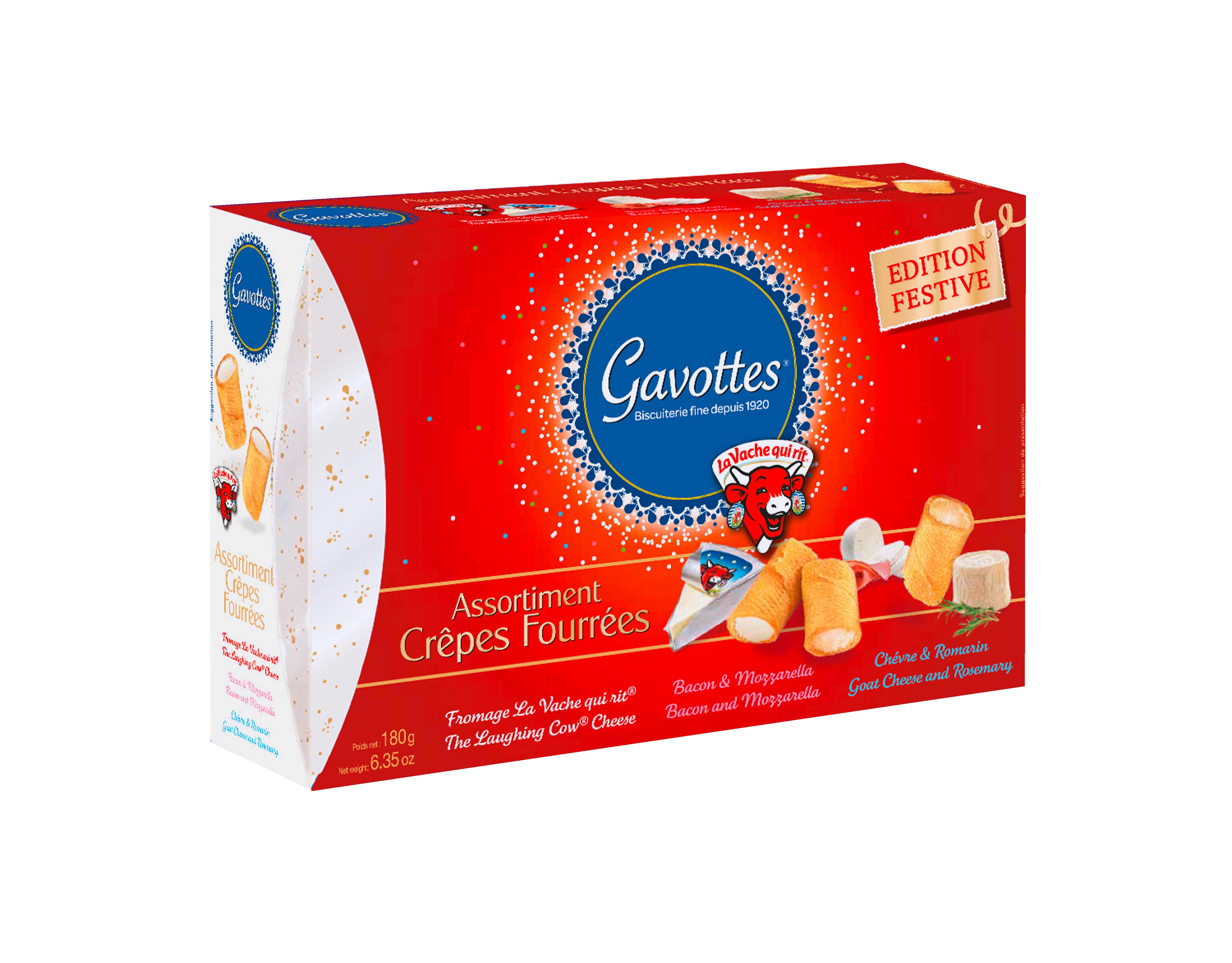 Assortiment crêpes fourrées fromage Vache qui rit GAVOTTES 3535801359646 (3535801359646)