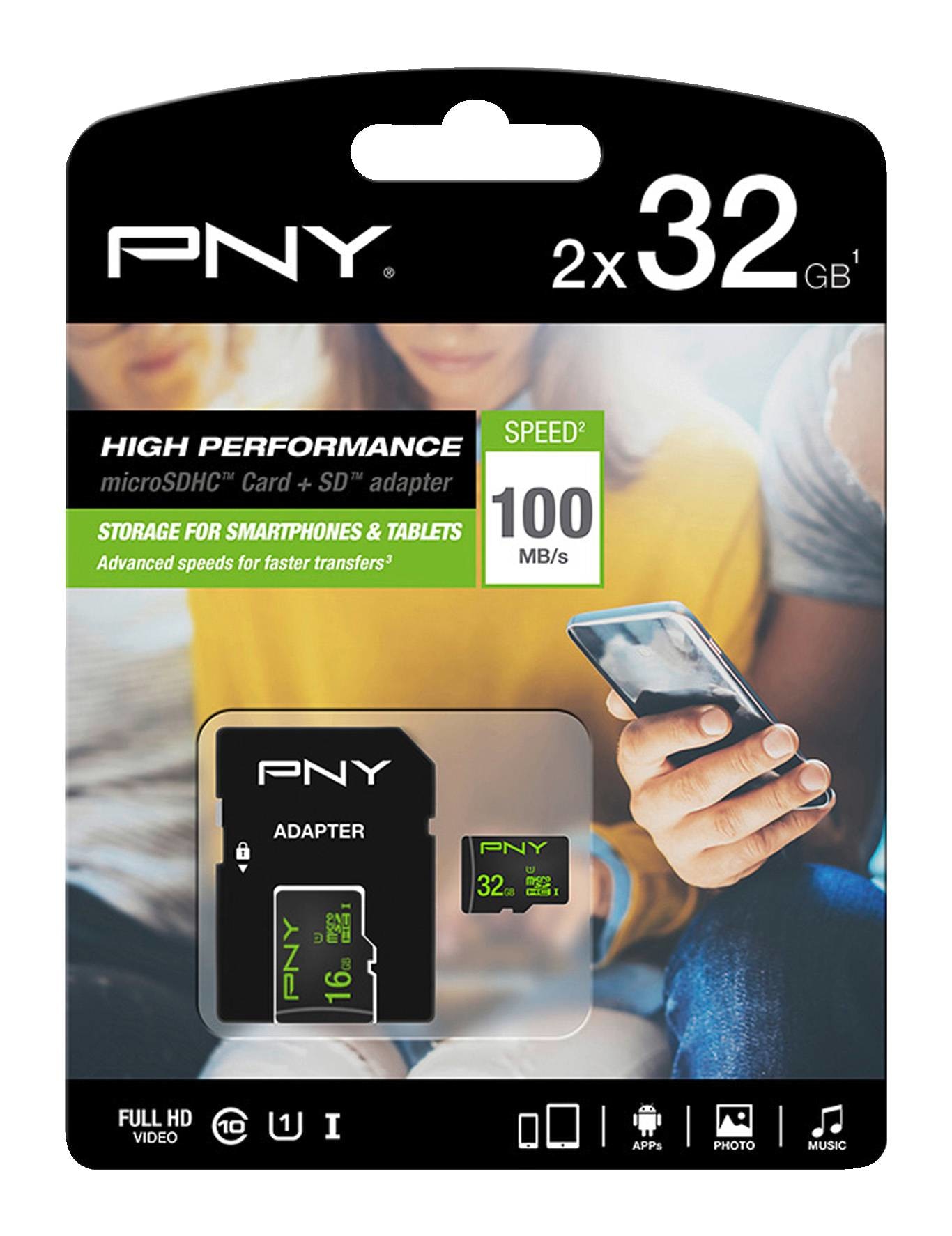 Pack 2 micro SD 32 Go Adaptateur