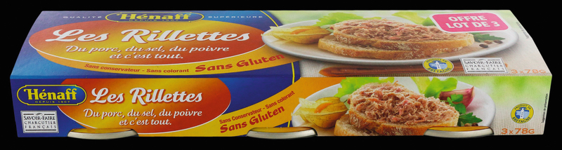 LES RILLETTES PUR PORC HENAFF
