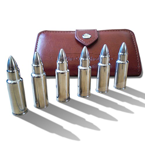 - pierre pour whiskey en acier inoxydable en forme de munitions 3540057331568 The Cold Shot