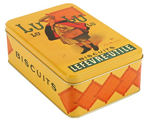 French Classics Boîte métallique inscription lu 18 x 12 x 7 cm 3540945906809 (3540945906809)