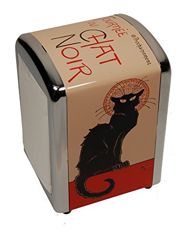 French Classics French classics distributeur de serviettes en papier métal motif chat noir 3540946907294 (3540946907294)
