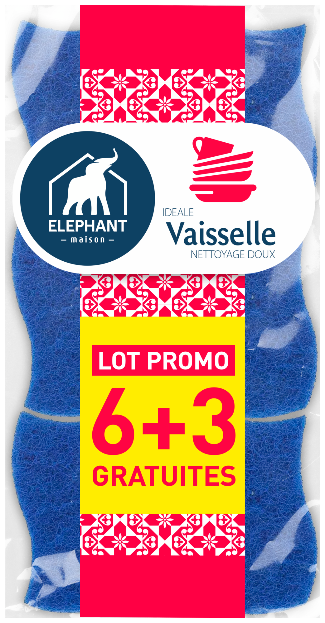 ÉLÉPHANT EPONGE VAISSELLE code EAN 3543534440173 