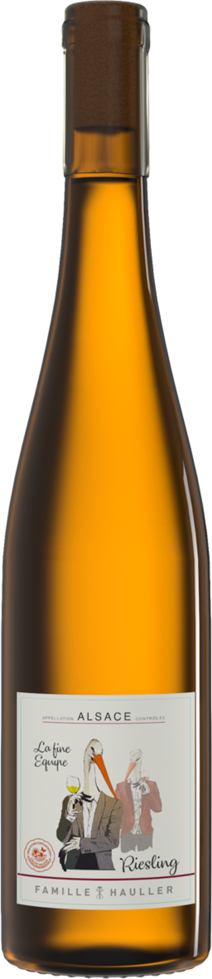 FAMILLE HAULLER - LA FINE ÉQUIPE 2022  AOP ALSACE RIESLING
BLANC SEC code EAN 3545463003009 