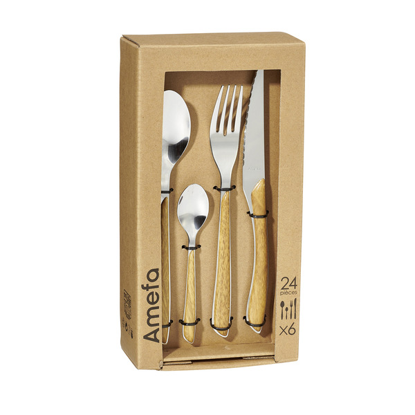 Ménagère 'Effet bois