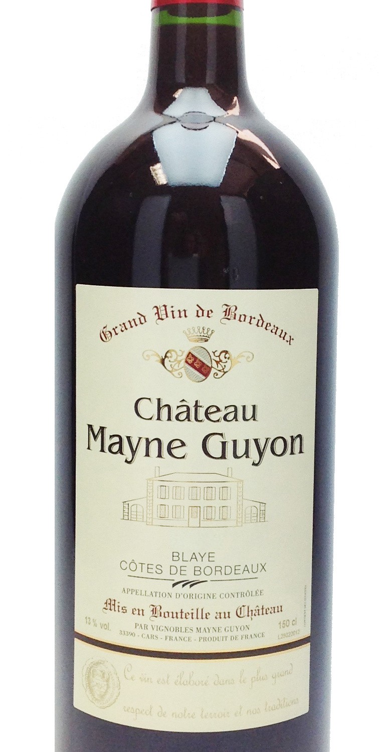 Vin rouge Blaye Côtes de Bordeaux AOC CHATEAU M...