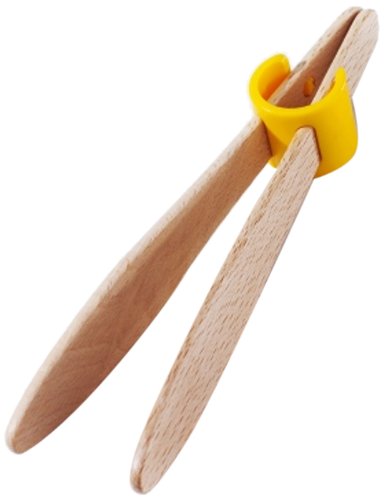 425 pince à toasts bois d'hêtre bois 18 x 3 cm