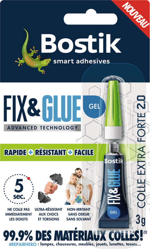 GEL FIX&GLUE 3G BOSTIK 3549212483937 BOSTIK