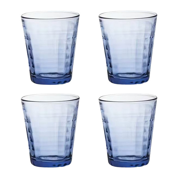 Lot de 4 gobelets prisme bleu