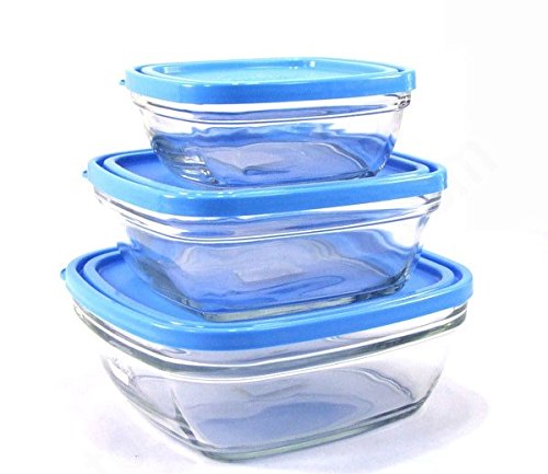 Lot de 3 Plats Congélation Couvercle