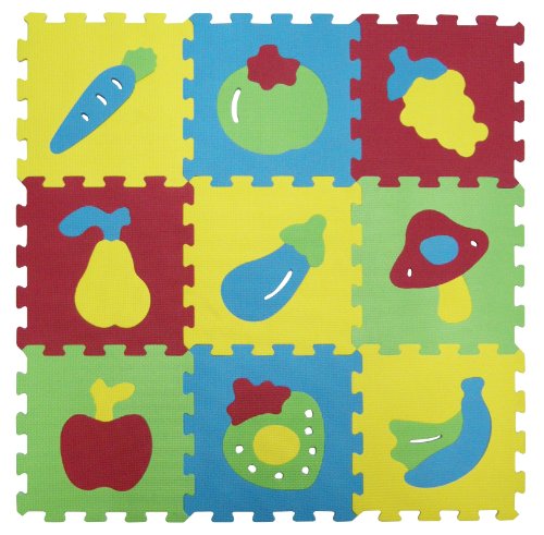 - 1052 - basic fruits - tapis d'eveil
