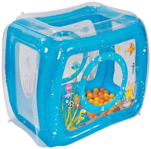 - 2842 - mer - aire de jeu gonflable + 50 balles