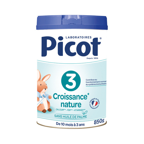 PICOT Lait Croissance 3 nature code EAN 3551102095588 