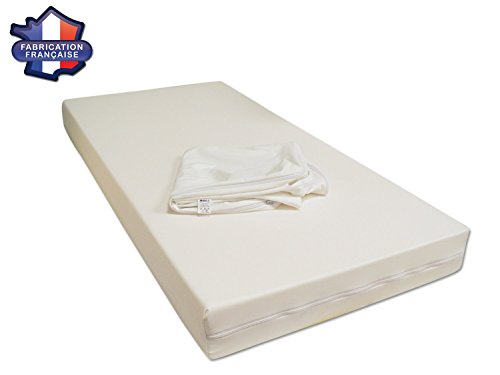 MODULIT Housse imperméable pour matelas de lit bébé, fabrication française (lit 60x120cm) code EAN 3553350009423 