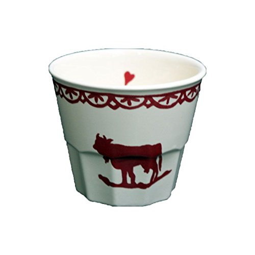 Pot de confiture faïence Montée à l'alpage ~ Fa...