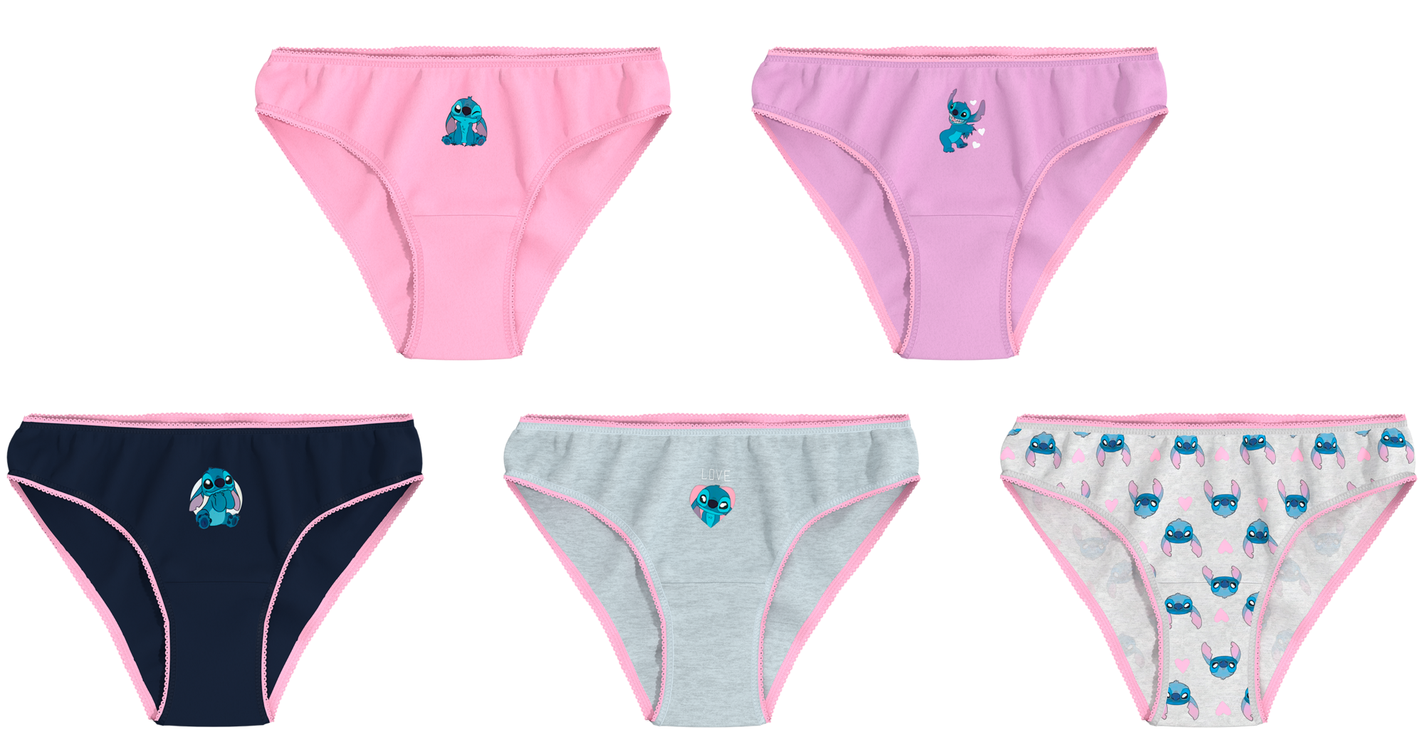 LOT DE 3 BOXERS GARÇON OU LOT DE 5 CULOTTES FILLE