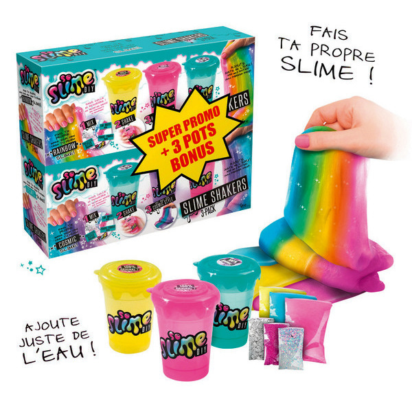 canal-toys 3 Shakers de slime + 3 shakers en bonus code EAN 3555801358197 