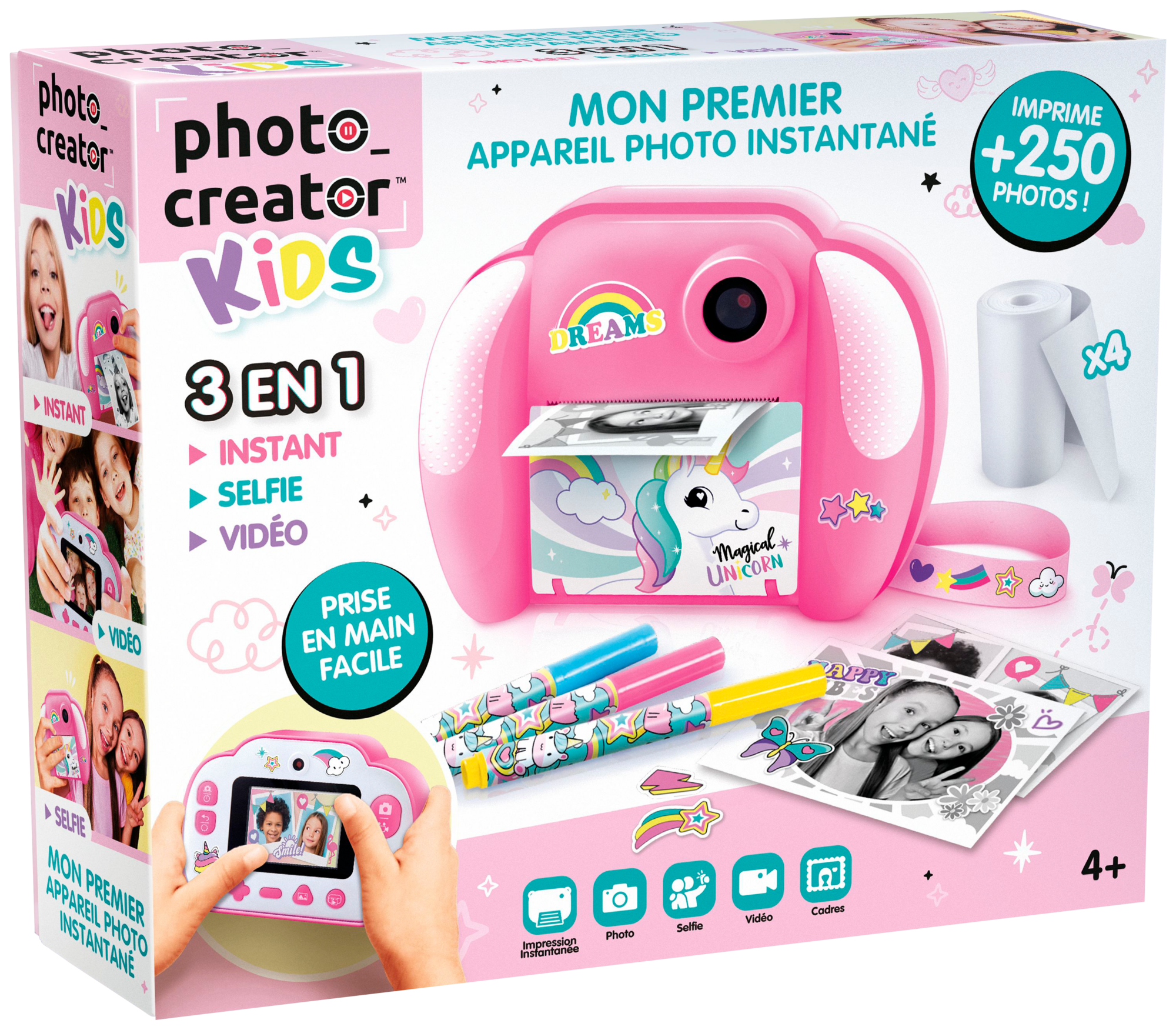  APPAREIL PHOTO INSTANTANÉ LICORNE code EAN 3555801706134 