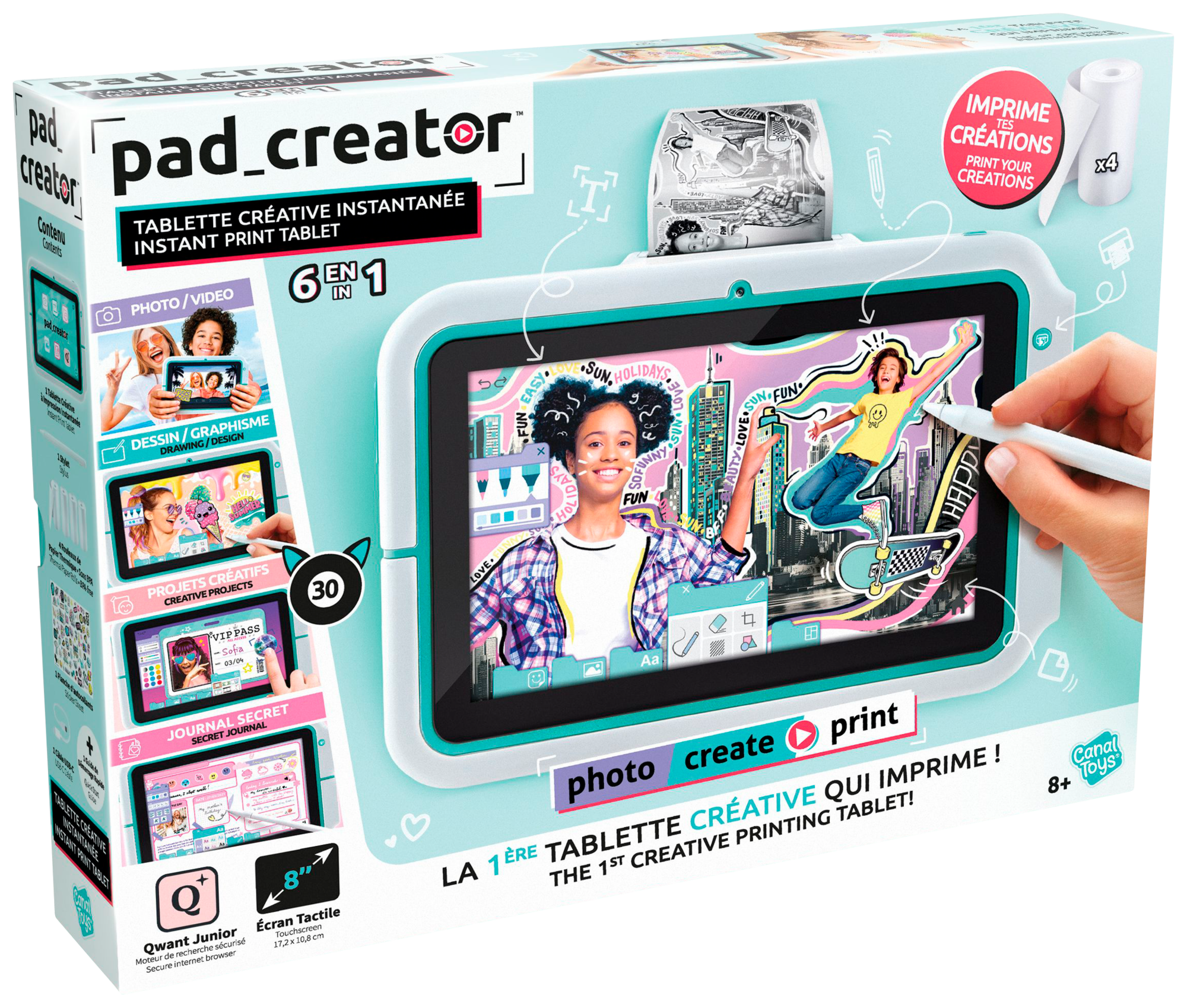  TABLETTE À IMPRESSION INSTANTANÉE code EAN 3555801706233 