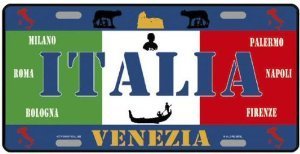 Plaques Americaines Pays du Monde PLAQUE AMERICAINE USA COLLECTION PAYS DU MONDE ITALIE code EAN 3557020101325 