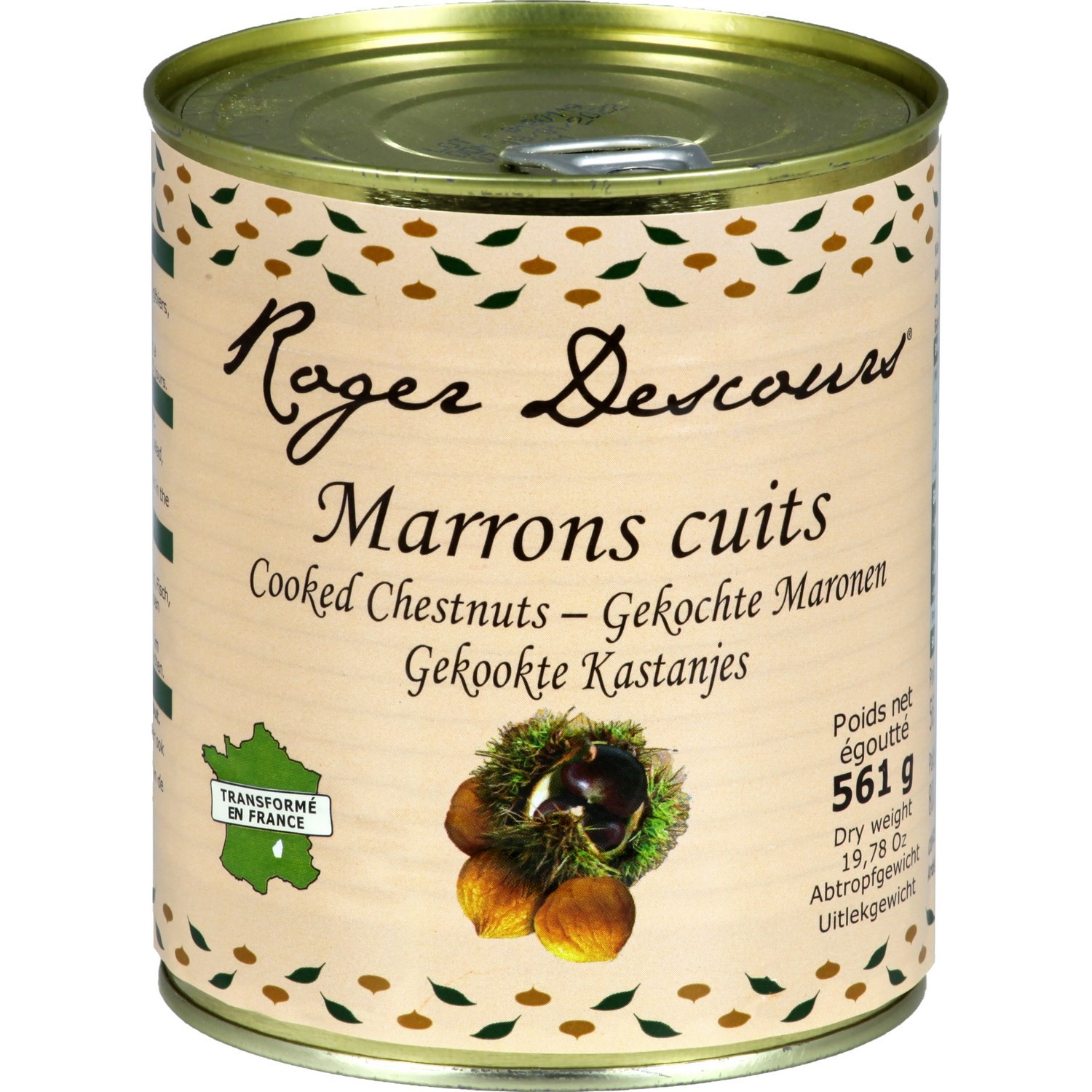 Marrons cuits  ROGER DESCOURS