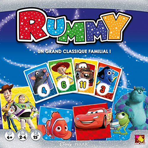 Asmodee - disrum01 - jeu de connaissances - rummy disney code EAN 3558380026914 