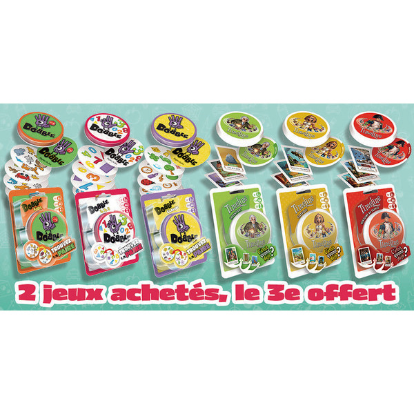 Dobble et Timeline 3558380052845 Asmodée Dobble et Timeline 3558380052845 Asmodée