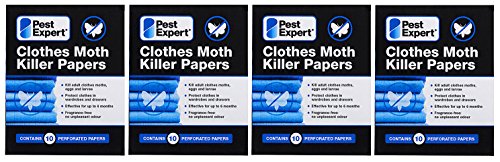 4 paquets de papiers anti-mites de Pest Expert ...