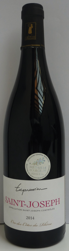 Expression AOP SAINT-JOSEPH ROUGE 2014 Expression code EAN 3558640103119 