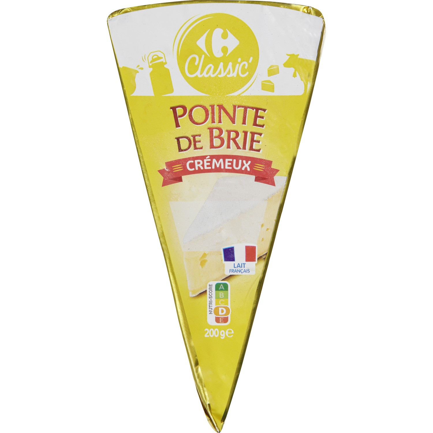 Pointe de Brie crémeux CARREFOUR CLASSIC'