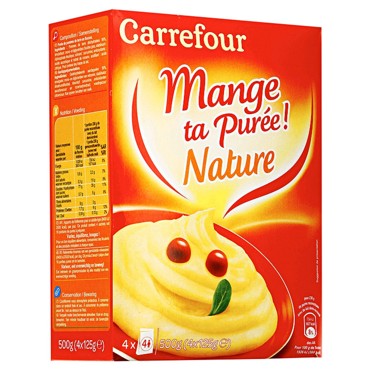 Purée pommes de terre CARREFOUR